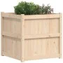 Jardinera de madera maciza de pino 70x70x70 cm de , Maceteros y jardineras - Ref: Foro24-837434, Precio: 91,63 €, Descuento: %
