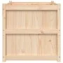 Jardinera de madera maciza de pino 70x70x70 cm de , Maceteros y jardineras - Ref: Foro24-837434, Precio: 91,63 €, Descuento: %