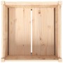Massive Holzblumenkasten aus Kiefer 70x70x70 cm von , Töpfe und Pflanzgefäße - Ref: Foro24-837434, Preis: 92,43 €, Rabatt: %