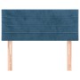 Dunkelblaues Samtkopfteil 90x5x78/88 cm von , Kopf- und Fußteile - Ref: Foro24-346128, Preis: 39,52 €, Rabatt: %