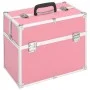 Rosa Kosmetikkoffer aus Aluminium, 38 x 23 x 34 cm von , Kulturbeutel - Ref: Foro24-91834, Preis: 55,77 €, Rabatt: %