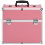 Estuche de maquillaje aluminio rosa 38x23x34 cm de , Neceseres - Ref: Foro24-91834, Precio: 56,80 €, Descuento: %