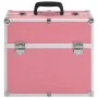 Rosa Kosmetikkoffer aus Aluminium, 38 x 23 x 34 cm von , Kulturbeutel - Ref: Foro24-91834, Preis: 55,77 €, Rabatt: %