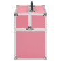 Estuche de maquillaje aluminio rosa 38x23x34 cm de , Neceseres - Ref: Foro24-91834, Precio: 56,80 €, Descuento: %