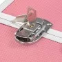 Pink aluminum makeup case 38x23x34 cm by , toiletry bags - Ref: Foro24-91834, Price: 55,77 €, Discount: %