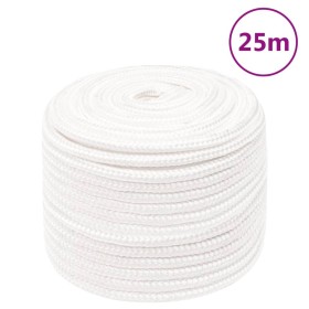 Intensives weißes Polypropylen-Bootsseil 14 mm 25 m von , Seile und Metallschnüre - Ref: Foro24-152568, Preis: 21,96 €, Rabat...