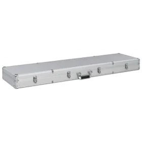 Silberner Aluminium-Waffenkoffer 134x35x12 cm von , Waffenkoffer - Ref: Foro24-91860, Preis: 109,71 €, Rabatt: %