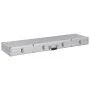 Maletín para armas de aluminio plateado 134x35x12 cm de , Estuches para armas de fuego - Ref: Foro24-91860, Precio: 109,71 €,...