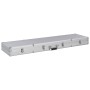 Maletín para armas de aluminio plateado 134x35x12 cm de , Estuches para armas de fuego - Ref: Foro24-91860, Precio: 109,71 €,...