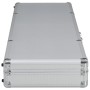Maletín para armas de aluminio plateado 134x35x12 cm de , Estuches para armas de fuego - Ref: Foro24-91860, Precio: 109,71 €,...