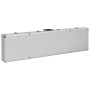 Maletín para armas de aluminio plateado 134x35x12 cm de , Estuches para armas de fuego - Ref: Foro24-91860, Precio: 109,71 €,...