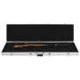 Maletín para armas de aluminio plateado 134x35x12 cm de , Estuches para armas de fuego - Ref: Foro24-91860, Precio: 109,71 €,...