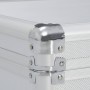 Maletín para armas de aluminio plateado 134x35x12 cm de , Estuches para armas de fuego - Ref: Foro24-91860, Precio: 109,71 €,...