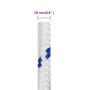 Cuerda de barco polipropileno blanco 20 mm 50 m de , Sogas y cuerdas metálicas - Ref: Foro24-152315, Precio: 66,96 €, Descuen...