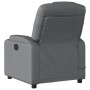 Gray synthetic leather reclining massage chair by , Armchairs - Ref: Foro24-372399, Price: 241,18 €, Discount: %