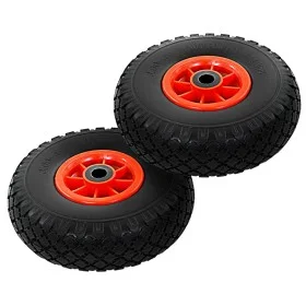 Bag trolley wheels 2 pcs solid PU 3.00-4 260x85 mm by vidaXL, Hoists, cranes and carts - Ref: Foro24-142971, Price: 41,77 €, ...