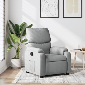 Light Gray Fabric Recliner by , Armchairs - Ref: Foro24-373410, Price: 210,10 €, Discount: %