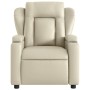 Cremefarbener Massagesessel aus Kunstleder von , Sessel - Ref: Foro24-372435, Preis: 276,90 €, Rabatt: %
