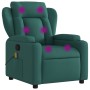 Sillón de masaje reclinable de tela verde oscuro de , Sillones - Ref: Foro24-372421, Precio: 263,66 €, Descuento: %