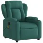 Sillón de masaje reclinable de tela verde oscuro de , Sillones - Ref: Foro24-372421, Precio: 258,83 €, Descuento: %