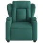 Sillón de masaje reclinable de tela verde oscuro de , Sillones - Ref: Foro24-372421, Precio: 258,83 €, Descuento: %