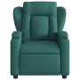Sillón de masaje reclinable de tela verde oscuro de , Sillones - Ref: Foro24-372421, Precio: 263,66 €, Descuento: %