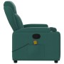 Sillón de masaje reclinable de tela verde oscuro de , Sillones - Ref: Foro24-372421, Precio: 263,66 €, Descuento: %