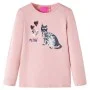 Children's long-sleeved t-shirt light pink 92 by , Kids T-shirts - Ref: Foro24-14084, Price: 8,92 €, Discount: %
