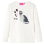 Camiseta infantil de manga larga crudo 128 de , Camisetas para niños - Ref: Foro24-14092, Precio: 9,00 €, Descuento: %