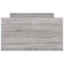 Bettgestell in Sonoma-Grau mit Kopf- und Fußteil 90x190 cm von , Betten und Lattenroste - Ref: Foro24-3203815, Preis: 159,01 ...