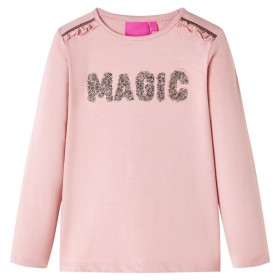 Camiseta infantil de manga larga rosa claro 104 de , Camisetas para niños - Ref: Foro24-14270, Precio: 8,87 €, Descuento: %