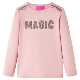 Children's long-sleeved t-shirt light pink 104 by , Kids T-shirts - Ref: Foro24-14270, Price: 8,77 €, Discount: %