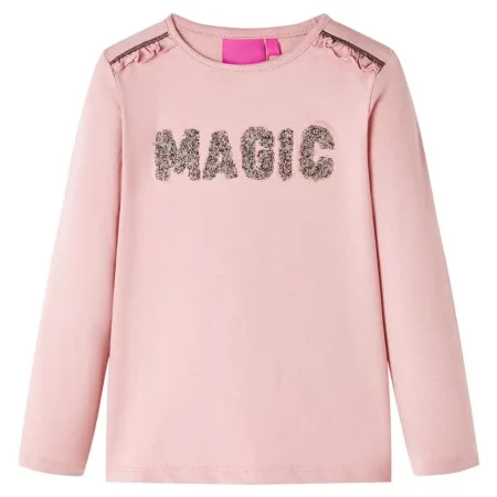 Children's long-sleeved t-shirt light pink 104 by , Kids T-shirts - Ref: Foro24-14270, Price: 8,77 €, Discount: %