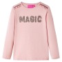 Camiseta infantil de manga larga rosa claro 104 de , Camisetas para niños - Ref: Foro24-14270, Precio: 8,87 €