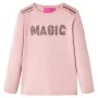 Camiseta infantil de manga larga rosa claro 128 de , Camisetas para niños - Ref: Foro24-14272, Precio: 8,77 €, Descuento: %
