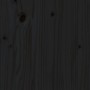 Estructura de cama de madera maciza de pino negro 200x200 cm