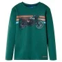 Green long-sleeved children's t-shirt 128 by , Kids T-shirts - Ref: Foro24-12647, Price: 11,82 €, Discount: %
