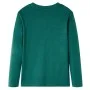 Green long-sleeved children's t-shirt 128 by , Kids T-shirts - Ref: Foro24-12647, Price: 11,82 €, Discount: %