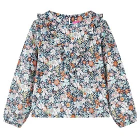 Dark blue long-sleeved children's shirt 128 by , Kids T-shirts - Ref: Foro24-14377, Price: 9,17 €, Discount: %