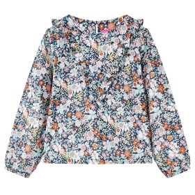 Dark blue long-sleeved children's shirt 104 by , Kids T-shirts - Ref: Foro24-14375, Price: 9,27 €, Discount: %