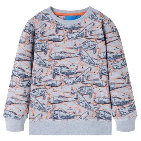 Graumeliertes Kinder-Sweatshirt 116 von , Kinder-T-Shirts - Ref: Foro24-13166, Preis: 11,95 €, Rabatt: %