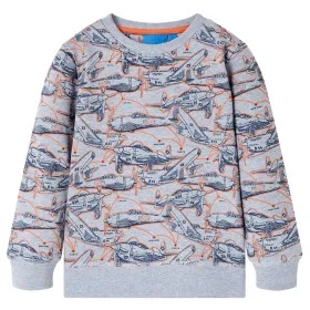 Graumeliertes Kinder-Sweatshirt 116 von , Kinder-T-Shirts - Ref: Foro24-13166, Preis: 11,82 €, Rabatt: %