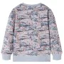 Sudadera infantil gris mélange 116 de , Camisetas para niños - Ref: Foro24-13166, Precio: 11,82 €, Descuento: %
