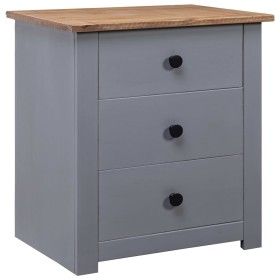 Panama style solid pine wood bedside table 46x40x57 cm by vidaXL, Nightstands - Ref: Foro24-282653, Price: 76,13 €, Discount: %