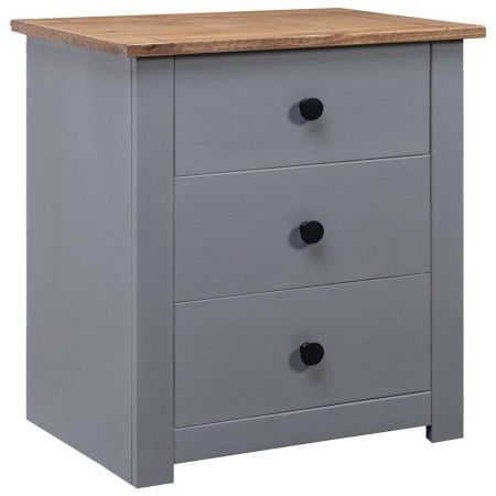 Mesita de noche de madera maciza pino estilo Panamá 46x40x57 cm de vidaXL, Mesitas de noche - Ref: Foro24-282653, Precio: 76,...