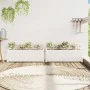 Jardineras de exterior 2 unidades madera maciza de pino blanco de , Maceteros y jardineras - Ref: Foro24-837452, Precio: 100,...