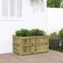 Impregnated pine wood planter 90x50x50 cm by , Pots and planters - Ref: Foro24-837467, Price: 83,53 €, Discount: %