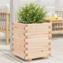 Jardinera madera maciza de pino 40x40x49,5 cm
