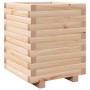 Jardinera madera maciza de pino 40x40x49,5 cm