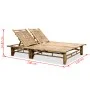 2 person bamboo lounger by vidaXL, Loungers - Ref: Foro24-43715, Price: 279,36 €, Discount: %